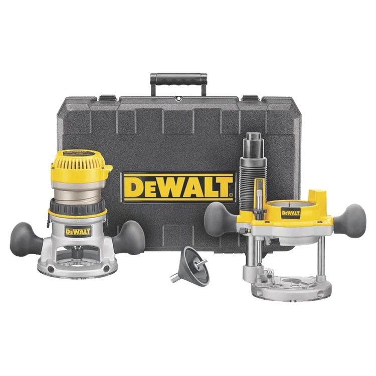 Dewalt DW616PK Fixed Base Router Combo Kit, 11 A, 1-3/4 hp, 24500 rpm - Image 1 of 1