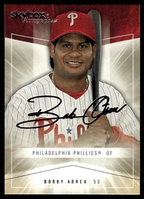 2005 SkyBox Autographics Bobby Abreu Philadelphia Phillies #59 - Image 1 of 2