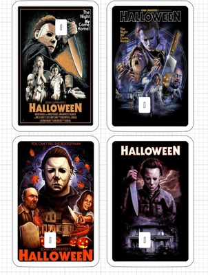 THE STICKY BANDIT Michael Myers Halloween Movie Poster Credit Debit Card ATM Skin Sticker Horror