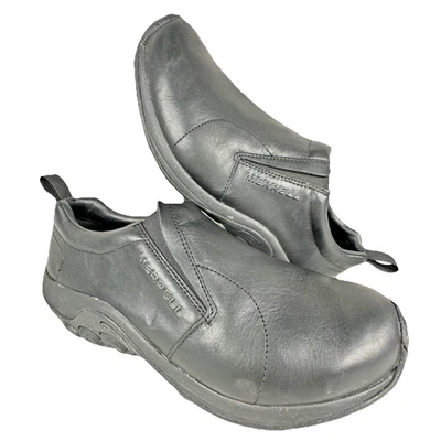 Sapato de Couro Merrell J17199W Jungle Moc Masculino 10,5 W Preto - Imagem 1 de 4