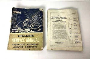 Vintage 1966 Chevrolet Chassis Service & Overhaul Manuals Chevelle Corvette - Bild 1 von 7