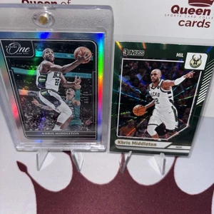 Khris Middleton 2020-21 Panini One and One /99 #45 Panini Sealed Bucks +1 green - Bild 1 von 4