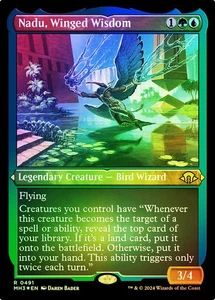 Magic The Gathering MTG NADU, WINGED WISDOM ETCHED FOIL Modern Horizons 3 NM - Bild 1 von 1