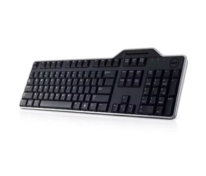 NEW Dell KB813 (KB813BKUS) Smartcard Wired Keyboard - Black 026XGK - Picture 1 of 2