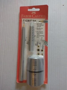 111996 Faber Castell grafite Jumbo Grip Set Made In Germany - Vintage mai aperto - Foto 1 di 2