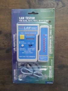 Velleman Lan Tester: VTLAN3 For RJ45, RJ12, RJ11, RJ10 & BNC - Photo 1/4