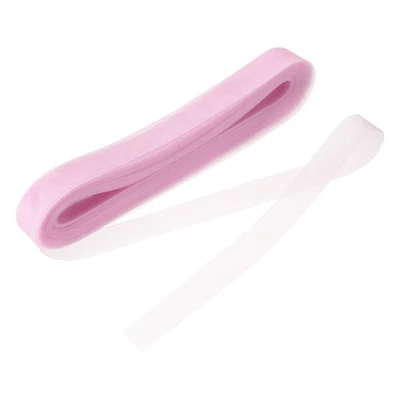 50 Yards Stiff Horsehair Braid 1 Inch Wide for Polyester Light Pink Foto 1 de 4