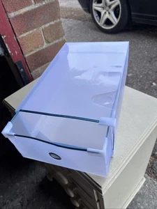 1x Box Clear Organizer, Stackable Shoe Storage Box, Clear Organiser Cabilock See - Picture 1 of 3