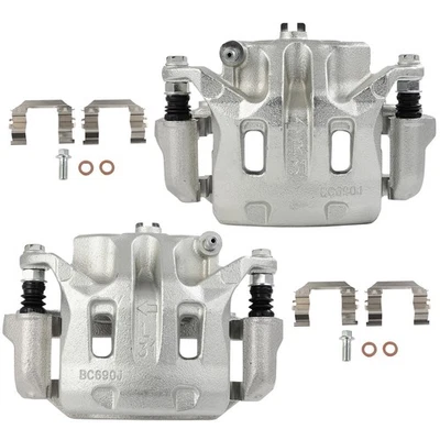Front (2) For 2006-2010 Infiniti M35 2006-2010 Infiniti M45 Brake Calipers New — 第 1/4 张图片