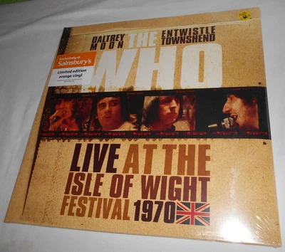 The Who Live Isle Wight Triple Orange LP Sainsbury's Ltd Edition Factory Sealed - Image 1 of 4