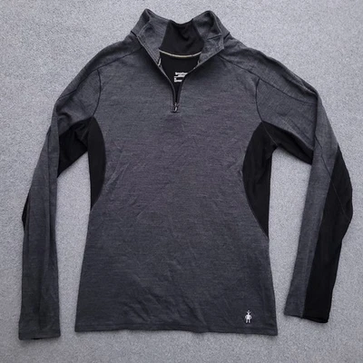 Pullover Smartwool Merino Sport 250 para mujer capa base mediana cuarto cremallera ajustado Foto 1 de 4
