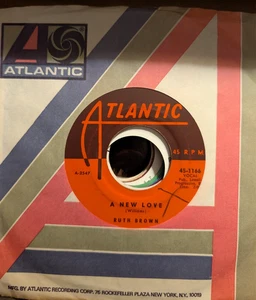 R&B Ruth Brown A New Love / Look Me Up Atlantic 1166 1957 EX - Picture 1 of 2