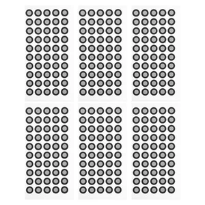 6 Sheets Reflektierende Markierungen Markierungspunkte Des Scanners - Afbeelding 1 van 12