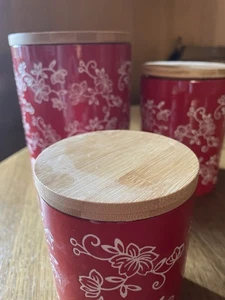 TEMPTATIONS Dose 3-teilig Rot - Bild 1 von 6