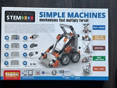 Engino Discovering STEM Simple Machines Mechanisms That Multiply Force New - Image 1 of 2