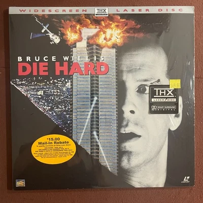 DIE HARD - Laserdisc - 1995 THX widescreen. Opened, never played.  2 disc USA NM Foto 1 de 2