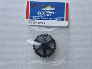 Thunder Tiger TS4N Main Spur Gear 45T PD0851 parte genuina escala 1/10 Nitro RC - Imagen 1 de 7