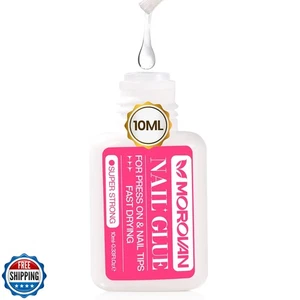 Morovan Nail Glue for Press Ons: Super Strong Brush on Nail Glue for Acrylic - Picture 1 of 5