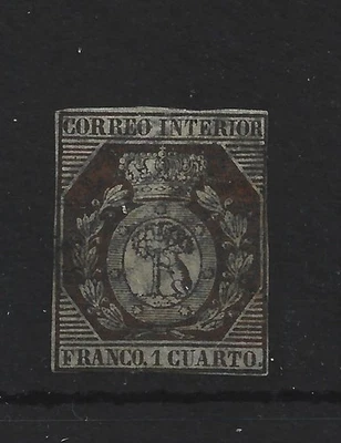 1853 EDIFIL  22  USADO CON CERTIFICADO SORO     CATALOGO 700 EUROS - Imagen 1 de 2