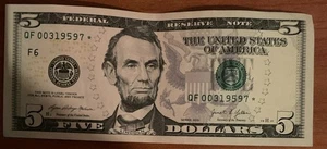 Gutter fold errors star notes *error coins and more 1$ 5$ 10$ 1909 1932 1916 sn# - Picture 1 of 4