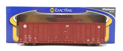 ExactRail EP-80612-5 Santa Fe PS 60' Waffle Side Box Car LN/Box - Image 1 of 4