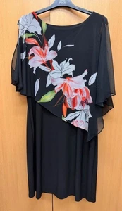Vestido Wallis lades talla 16 elástico, diseño hombro frío, top flotante, ¡impresionante! - Imagen 1 de 9