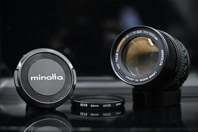 Lente retrato Minolta MD Tele ROKKOR-X 100 mm f/2,5 ¡LENTE MUY BONITA! Foto 1 de 4