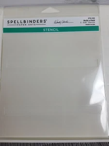 NUOVO Spellbinders Costruisci un Plaid Stencil 5 6x6 Stencil Mix per creare il tuo Plaid - Foto 1 di 6