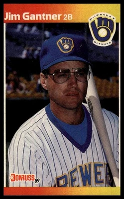 1989 Donruss #264 Jim Gantner - Image 1 of 2