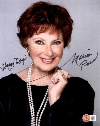 MARION ROSS MRS. CUNNINGHAM HAND SIGEND MRS. 