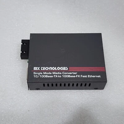 MX TECHNOLOGIES M20S PWR 100M SINGLE MODE MEDIA CONVERTER - Image 1 of 4