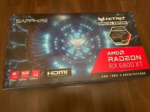 SAPPHIRE NITRO+ AMD Radeon RX 6800 XT SE 16GB GDDR6 Graphics Card Special Edition