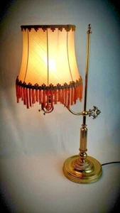 Schöne Tischlampe Messing vergoldet Sölken top Design - Bild 1 von 8