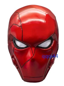 Red Hood Batman Infernal Cosplay Mask Headwear Helmet Halloween Cos Props PVC - Picture 1 of 10