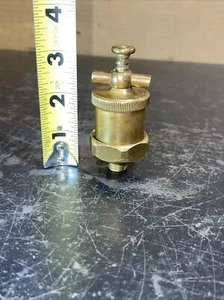 Antique Brass American Injector Rod Greaser Spring Hit Miss 1/4” Steam Engine - Picture 1 of 9