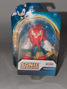 JAKKS Pacific Sonic The Hedgehog Knuckles With Chaos Emerald 4 in Action Figure - Picture 1 of 3