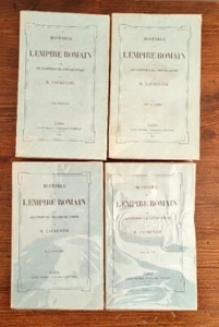 HISTOIRE DE L’EMPIRE ROMAIN par M. LAURENTIE. complet en 4 volumes. Lagny 1862 - Imagen 1 de 4