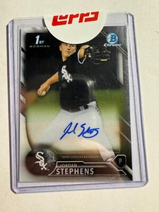 K138,982 - 2016 Bowman Chrome Prospect Autographs #BCAPJOS Jordan Stephens Auto