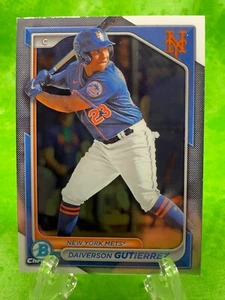 Daiverson Gutierrez RC - 2024 Bowman Chrome Prospects #BCP-59 New York Mets - Picture 1 of 11