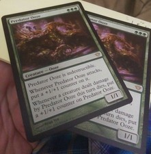 2x Predator Ooze VLP/LP Dark Ascension, MTG
