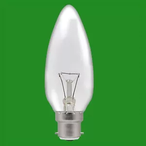60W Large Vintage ø45mm Clear Candle C45 B22 BC Bayonet Light Bulb Dimmable Lamp - Picture 1 of 3