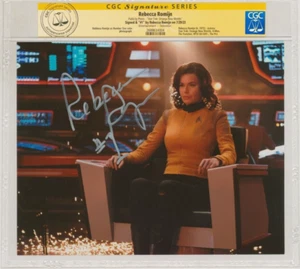 Rebecca Romijn #1 Una SIGNED CGC SS Star Trek Strange New Worlds Publicity Photo - Picture 1 of 1