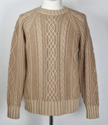 Suéter tejido con cable de seda de lana de cachemir LOUIS VUITTON 05AW hecho en Italia Foto 1 de 4