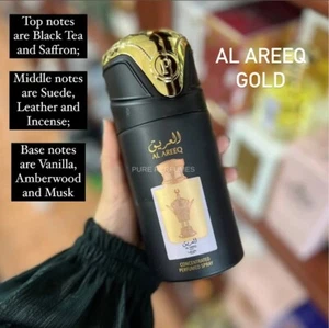 Lattafa 250ml Al Areeq Gold Perfume Spray Extra Long Lasting Unisex Fragrance - Picture 1 of 1