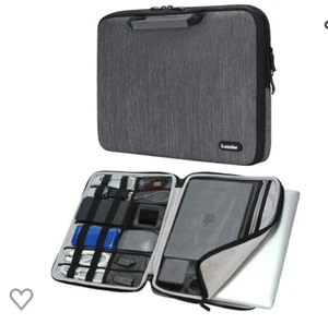iCozzier 13-13.3 Inch Handle Laptop Sleeve Electronic Organizer Protective Bag - Picture 1 of 8