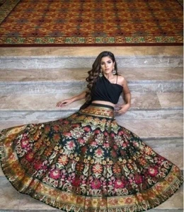 Ready made Lehenga Bridesmaid Lengha Choli Bridal Wear Wedding Party Sabyasachi - Picture 1 of 8
