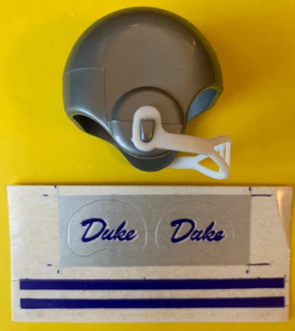 1970 Duke Blue Devils mini NCAA Vintage gumball football helmet decal ACC set  1 Cover