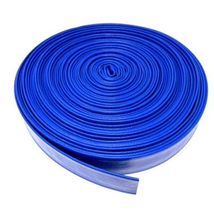 Gloxco 1-1/2" ID Blue Lay Flat PVC Manguera de Descarga, 100' Longitud - Imagen 1 de 1