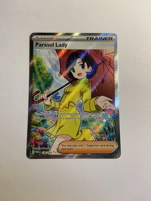 Parasol Lady 238/182 SV04: Paradox Rift Holo Full Art Trainer NM - Image 1 of 2