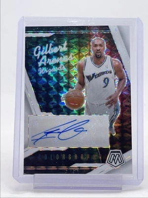 GILBERT ARENAS 2024-25 MOSAIC COLORGRAPHS WHITE PRIZM AUTO 01/25 Q5384 - Image 1 of 2